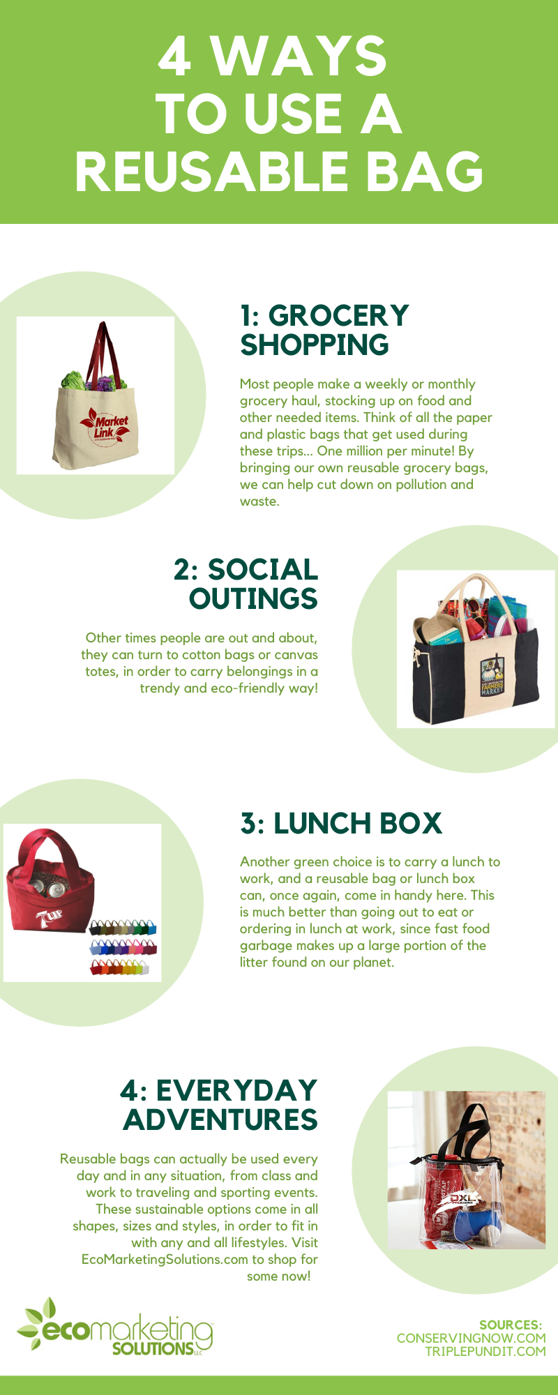 reusable bag infographic