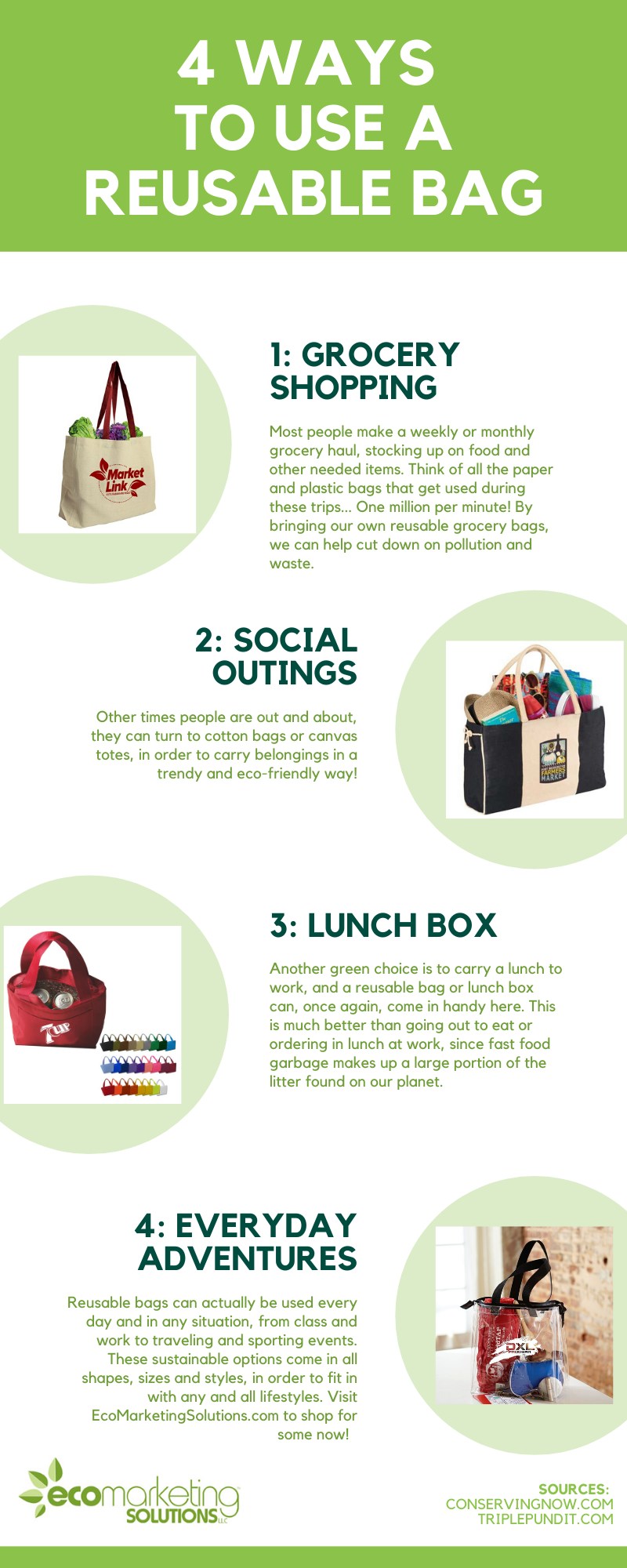 THE BEST WAYS TO MAKE USE OF YOUR REUSABLE SHOPPING BAGS