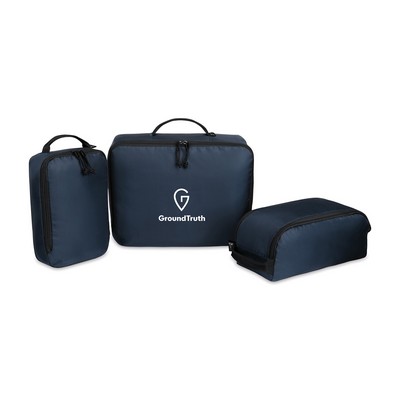 Renew Recycled rPET Packing Cube Set - AWARE™ - Navy