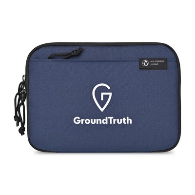 Renew Recycled rPET Slim Tech Organizer - AWARE™ - Navy