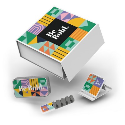 DeskSaver Kit Music: Speaker, Cable Organizer and Phone Stand