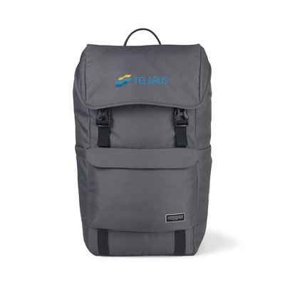 American Tourister® Embark Recycled rPET Laptop Backpack - Gunite