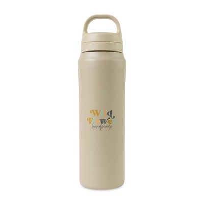Aviana™ Rowan Recycled Stainless Steel Water Bottle - 16 Oz. - Taupe