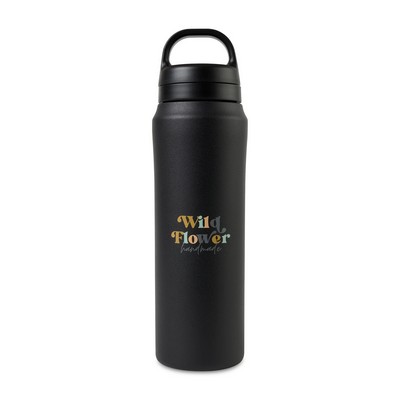 Aviana™ Rowan Recycled Stainless Steel Water Bottle - 16 Oz. - Black